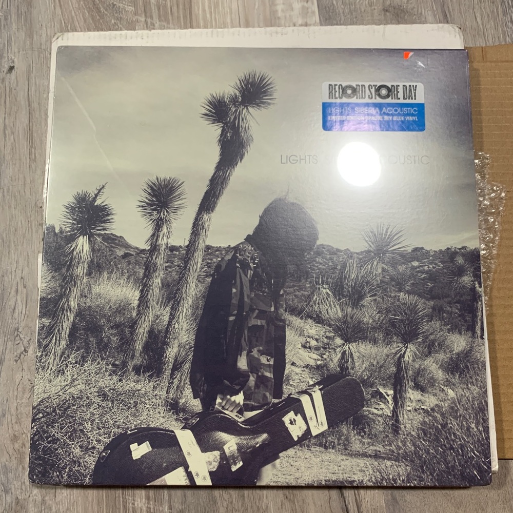 Lights Siberia Acoustic Vinyl Sealed Record Store Day Blue Version
